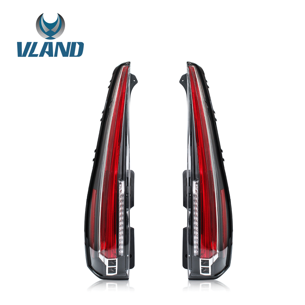07-14 Cadillac Escalade 3th Gen (GMT900) Vland LED Tail Lights with Sequential Turn Signal - Image 4