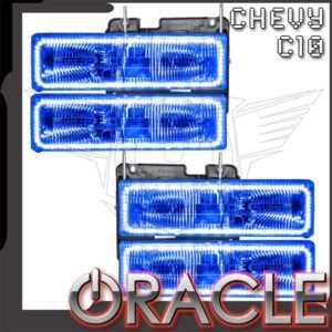Oracle Lighting 1988-2002 Chevrolet C10 Pre-assembled SMD Halo Headlights - Image 1