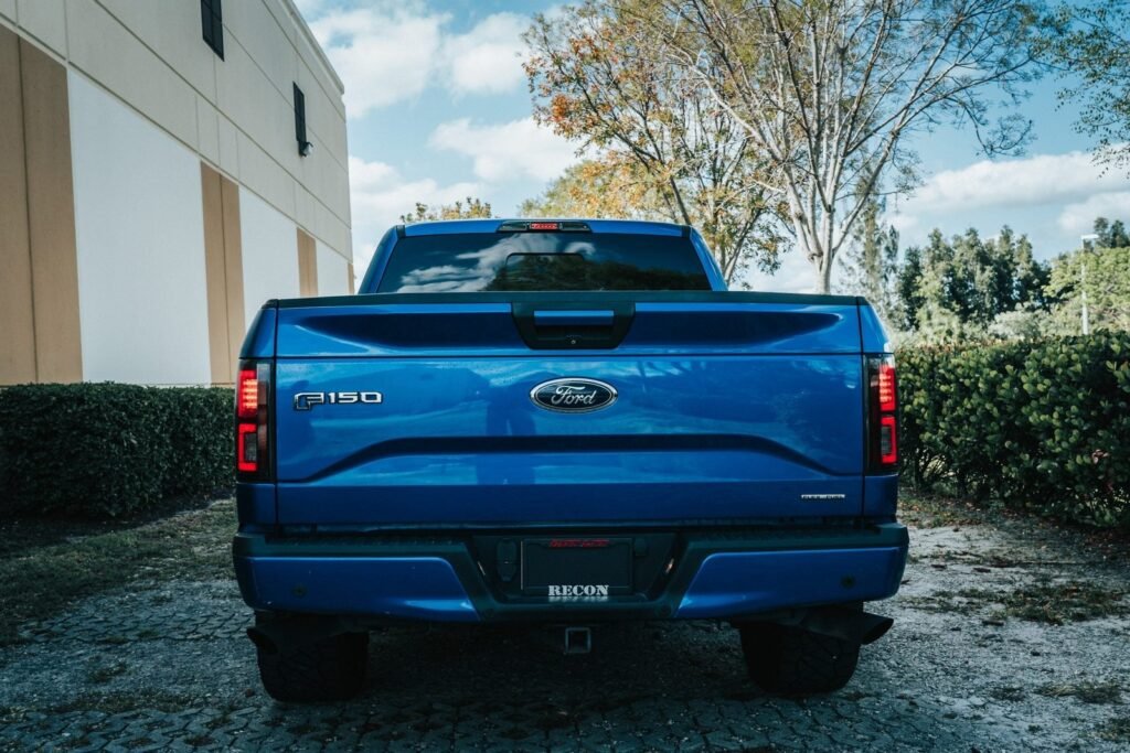 Ford F150 18-20 OLED Tail Lights in Dark Red Smoked