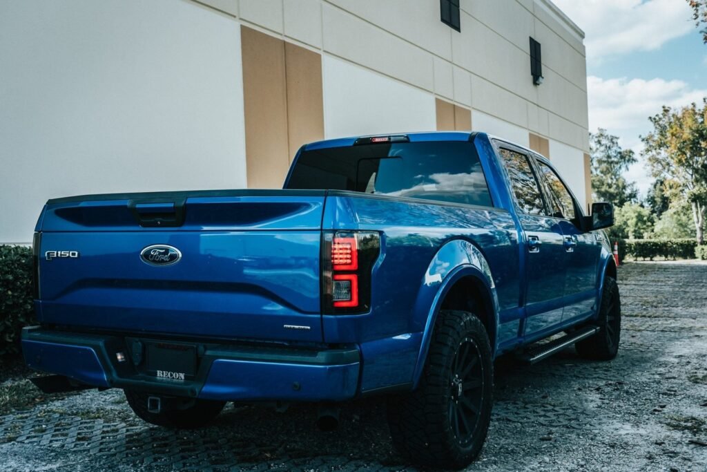Ford F150 18-20 OLED Tail Lights in Dark Red Smoked