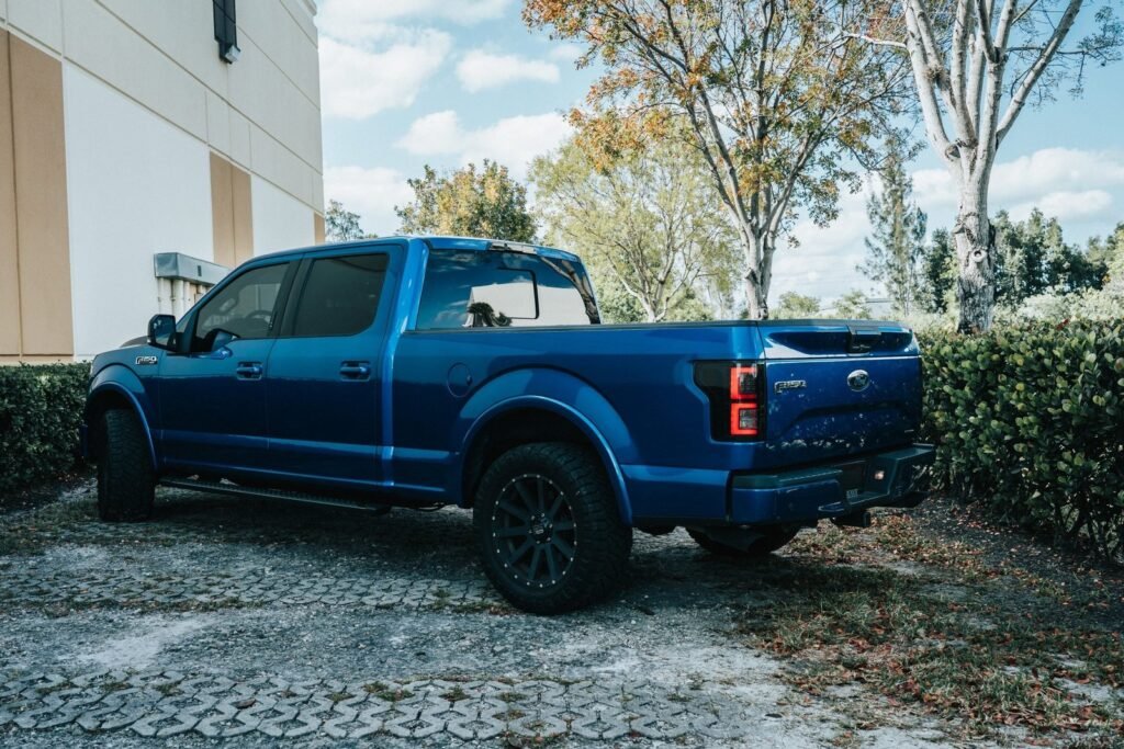 Ford F150 18-20 OLED Tail Lights in Dark Red Smoked
