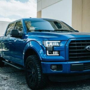 Ford F150 15-17 Projector Headlights OLED DRL LED Turn Signs in Smoked/Black - Image 6