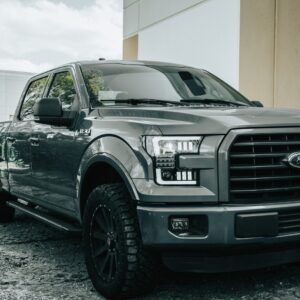 Ford F150 15-17 6K Projector Headlights OLD DRL & LED in Smoked/Black - Image 3