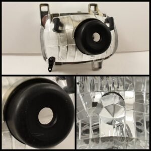 Mazda RX-7 93-97 Crystal Headlights - Chrome - Image 2