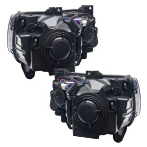 2011-2014 Chrysler 300c Non Hid Pre-assembled SMD Halo Headlights - Black Housing - Image 13