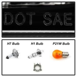Audi A3 06-08 Projector Headlights Halogen Model Only - Black - Image 6