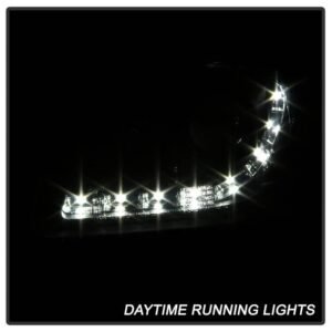 Audi A4 06-08 Projector Headlights Halogen Model Only - Black - Image 9