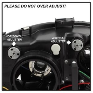 Audi A4 06-08 Projector Headlights Halogen Model Only - Black - Image 4
