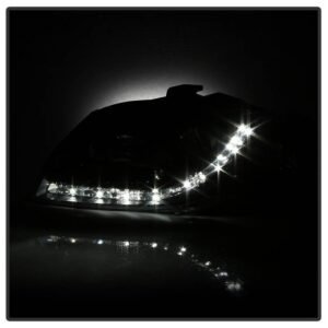 Audi A4 06-08 Projector Headlights Halogen Model Only - Black - Image 6