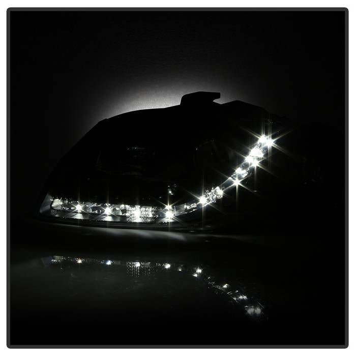 Audi A4 06-08 Projector Headlights Halogen Model Only - Black