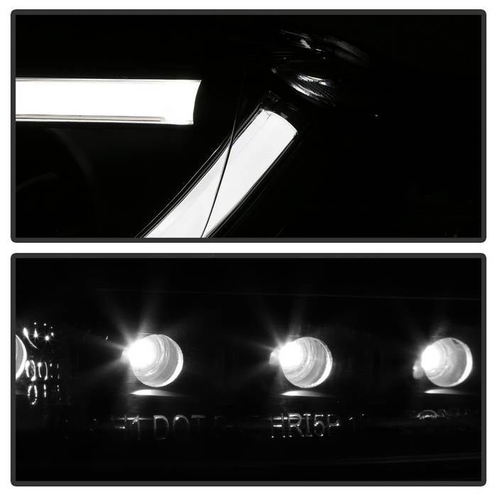 Audi A4 06-08 Projector Headlights Halogen Model Only -Black
