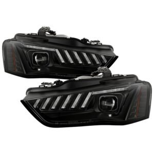 Audi A4 13-16 / S4 13-16 LED Modul Equipped Headlights - Black - Image 1