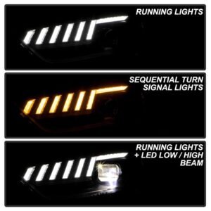 Audi A4 13-16 / S4 13-16 LED Modul Equipped Headlights - Black - Image 11
