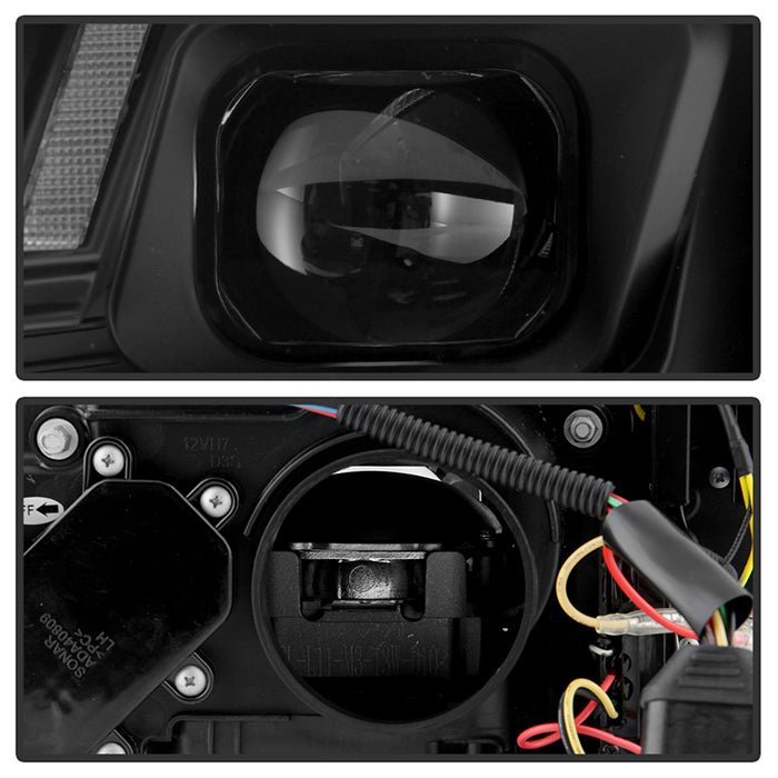 Audi A4 13-16 / S4 13-16 LED Modul Equipped Headlights - Black