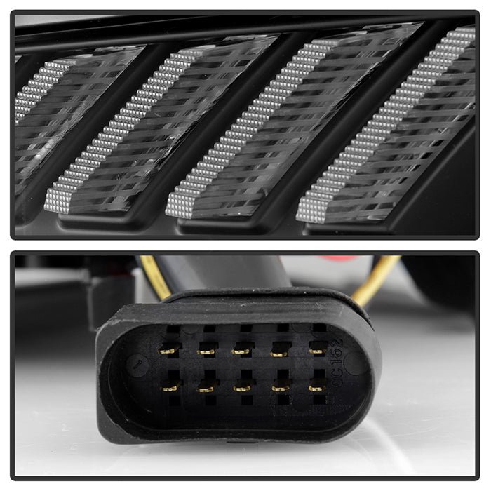 Audi A4 13-16 / S4 13-16 LED Modul Equipped Headlights - Black