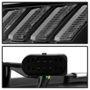 Audi A4 13-16/S4 13-16 Led Module Headlights - Black - Image 4
