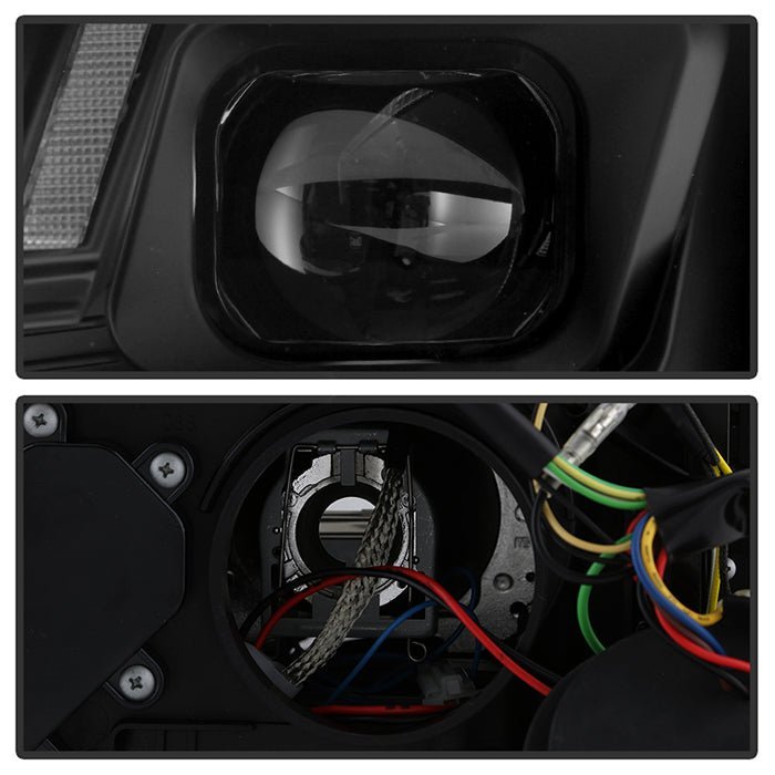 Audi A4 13-16 / S4 13-16 Halogen Model Projector Headlights - Black