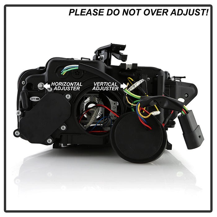 Audi A4 13-16 / S4 13-16 Halogen Model Projector Headlights - Black