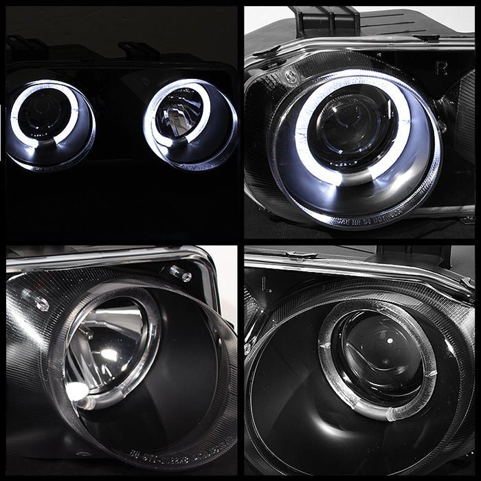 Acura Integra 98-01 Projector LED Headlights -Black