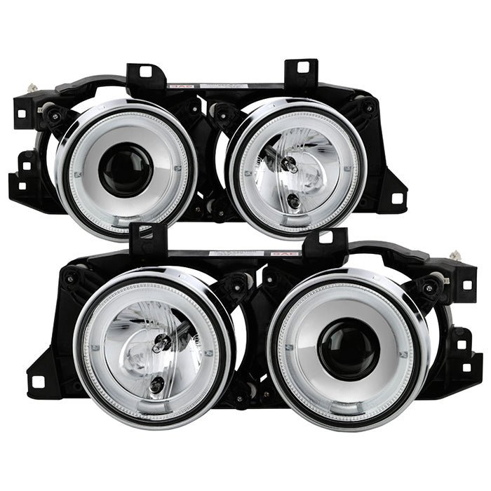 BMW E34 5-Series 89-94 / BMW E32 7-Series 88-92 Projector Headlights - Chrome