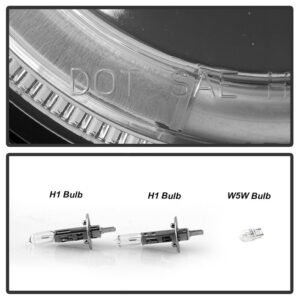 BMW E34 5-Series 89-94 / BMW E32 7-Series 88-92 Projector Headlights - Chrome - Image 6