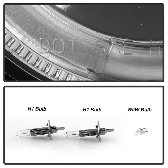 BMW E34 5-Series 89-94 / BMW E32 7-Series 88-92 Projector Headlights - Chrome