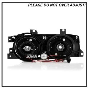 BMW E34 5-Series 89-94 / BMW E32 7-Series 88-92 Projector Headlights - Chrome - Image 7