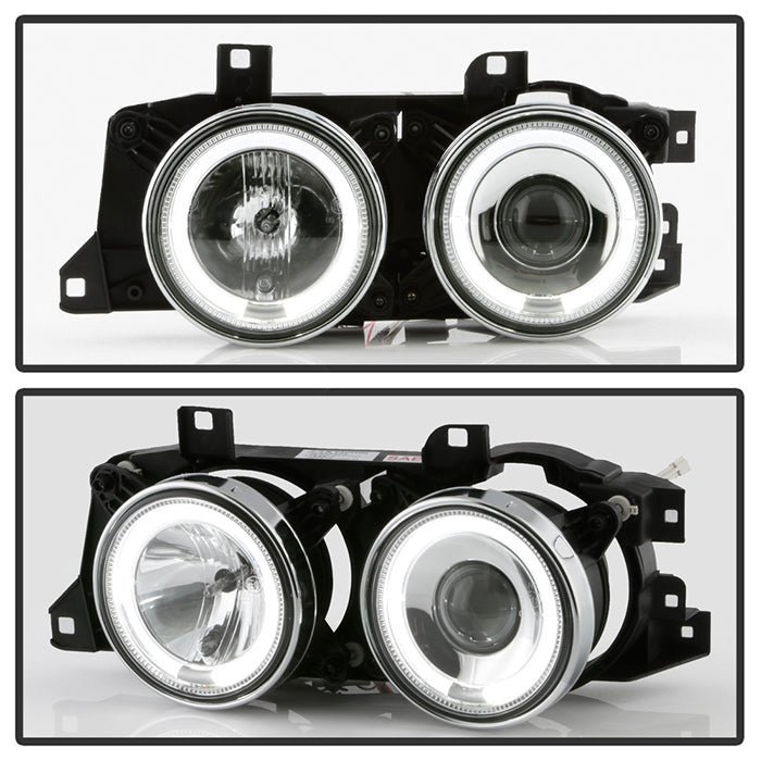 BMW E34 5-Series 89-94 / BMW E32 7-Series 88-92 Projector Headlights - Chrome