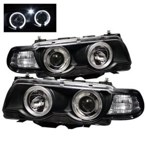 BMW E38 7-Series 99-01 Projector Headlights 1PC -Black - Image 1