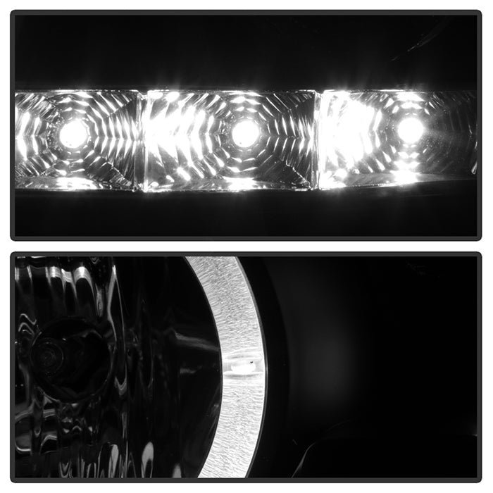 BMW E46 3-Series 00-03 2DR / M3 01-06 2DR 1PC Projector Headlights - Black