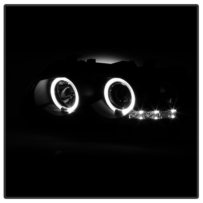 BMW E46 3-Series 00-03 2DR / M3 01-06 2DR 1PC Projector Headlights - Black
