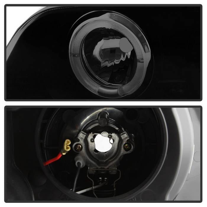 BMW E46 3-Series 99-01 4DR Projector Headlights - Black Smoke
