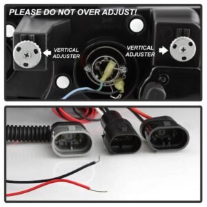 BMW E46 3-Series 99-01 4DR Projector Headlights - Black Smoke - Image 5