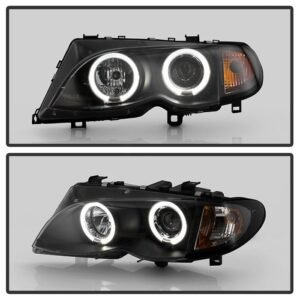 BMW E46 3-Series 02-05 4DR Projector Headlights 1PC- Black - Image 11