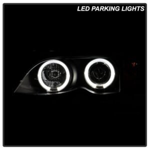 BMW E46 3-Series 02-05 4DR Projector Headlights 1PC- Black - Image 12