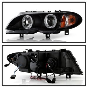 BMW E46 3-Series 02-05 4DR Projector Headlights 1PC- Black - Image 3