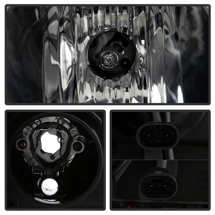 BMW E46 3-Series 02-05 4DR Projector Headlights 1PC- Black