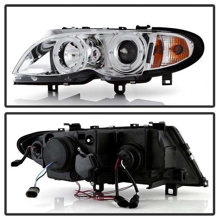 BMW E46 3-Series 02-05 4DR Projector Headlights 1PC - Chrome
