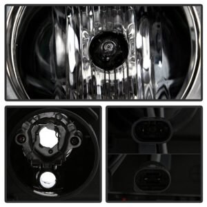 BMW E46 3-Series 02-05 4DR Projector Headlights 1PC - Chrome - Image 4