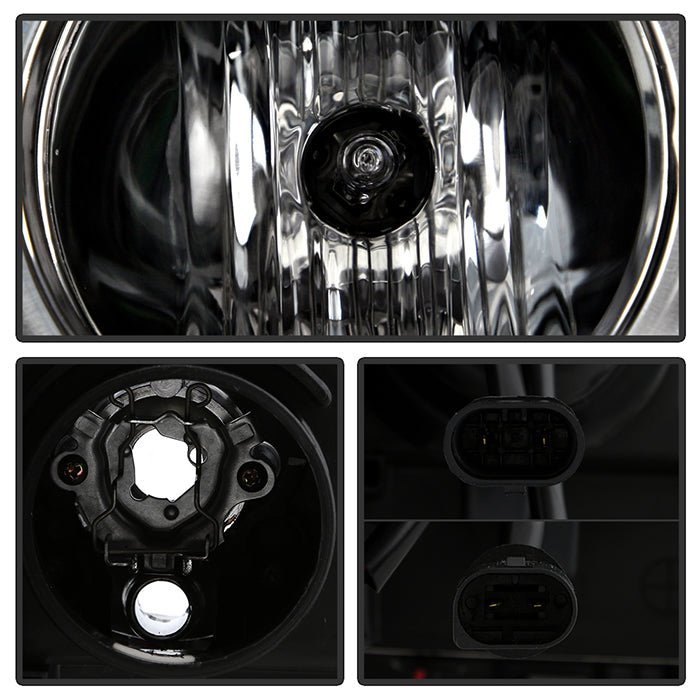 BMW E46 3-Series 02-05 4DR Projector Headlights 1PC - Chrome
