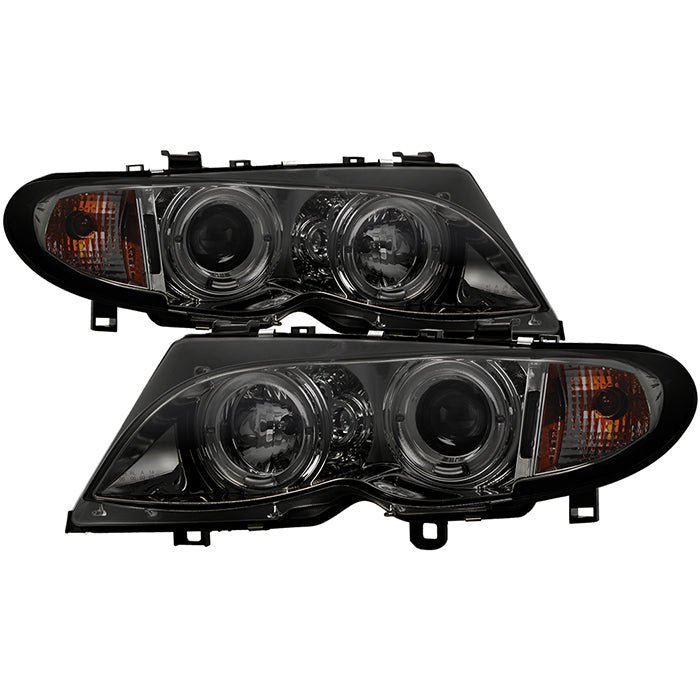 BMW E46 3-Series 02-05 4DR Projector Headlights 1PC - Smoke