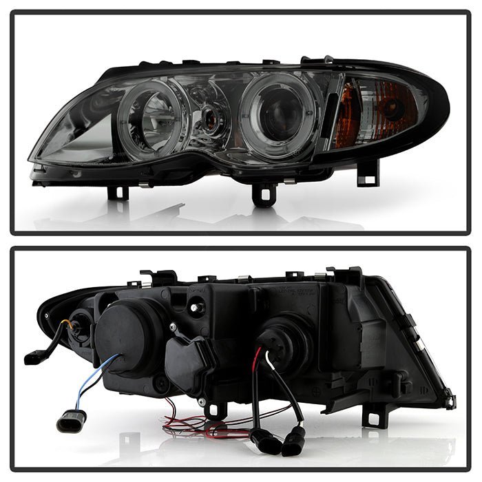 BMW E46 3-Series 02-05 4DR Projector Headlights 1PC - Smoke