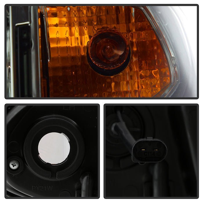 BMW E46 3-Series 02-05 4DR Projector Headlights 1PC - Smoke