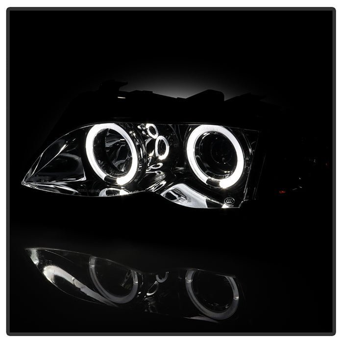 BMW E46 3-Series 02-05 4DR Projector Headlights 1PC - Smoke