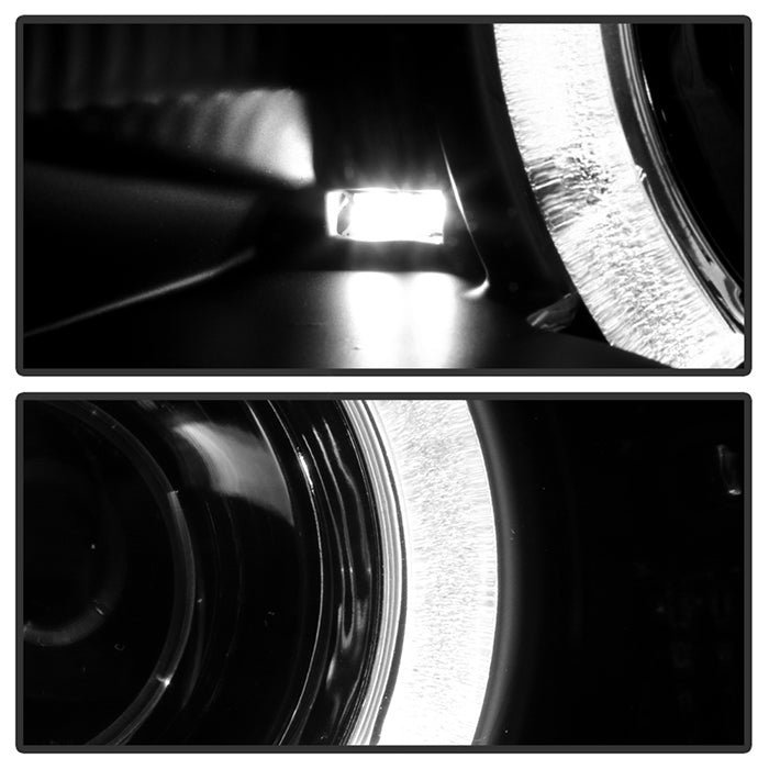 BMW E46 3-Series 04-06 2DR Projector Headlight - Black