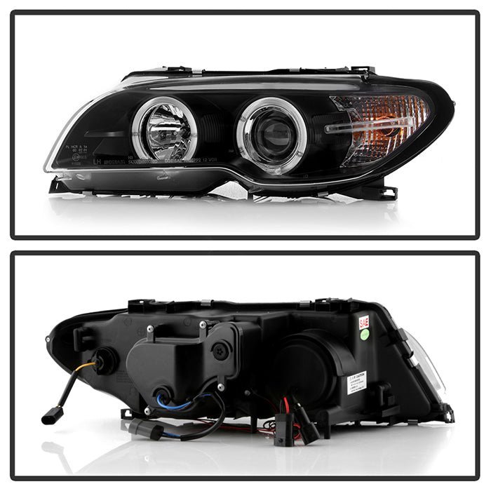 BMW E46 3-Series 04-06 2DR Projector Headlight - Black