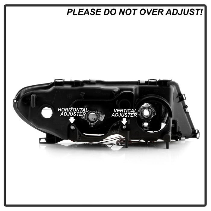 BMW E46 3-Series 04-06 2DR Projector Headlight - Black