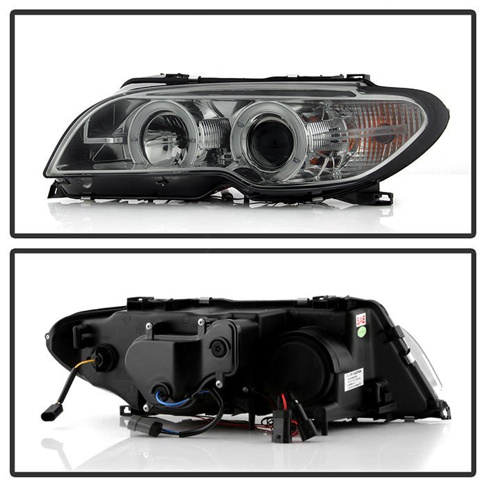 BMW E46 3-Series 04-06 2 DR Projector Headlight - Smoke