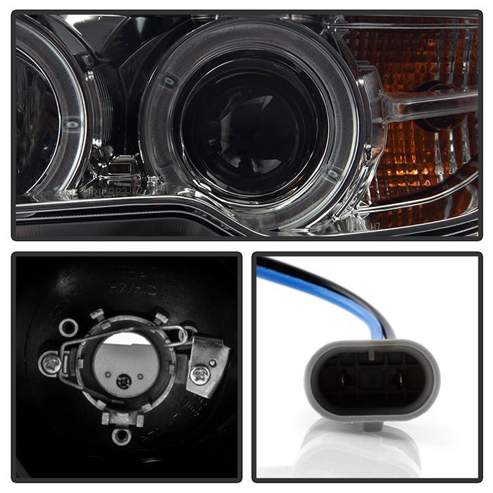 BMW E46 3-Series 04-06 2 DR Projector Headlight - Smoke