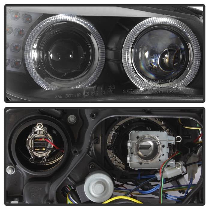 BMW E60 5 Series 08-10 Projector Headlights - Black